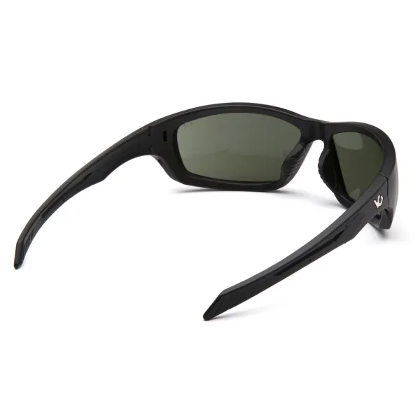 Защитные очки Venture Gear Tactical Howitzer Black (forest gray) Anti-Fog, чёрно-зелёные в чёрной оправе
