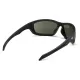 Защитные очки Venture Gear Tactical Howitzer Black (forest gray) Anti-Fog, чёрно-зелёные в чёрной оправе