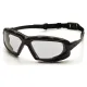 Окуляри захисні з ущільнювачем Pyramex Highlander-Plus (clear) Anti-Fog, прозорі