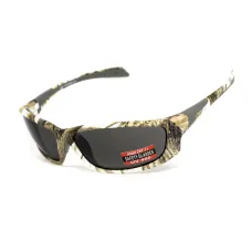 Очки защитные открытые Global Vision Hercules-5 White Camo (gray), серые в камуфлированной оправе
