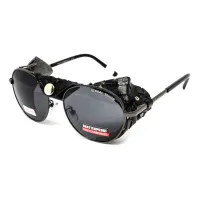 Очки защитные Global Vision Aviator-5 GunMetal (gray), серые в темной оправе со съёмным уплотнителем из синтетитечской 