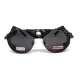 Очки защитные Global Vision Aviator-5 GunMetal (gray), серые в темной оправе со съёмным уплотнителем из синтетитечской 