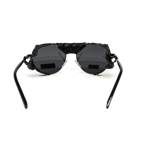 Очки защитные Global Vision Aviator-5 GunMetal (gray), серые в темной оправе со съёмным уплотнителем из синтетитечской 