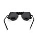 Очки защитные Global Vision Aviator-5 GunMetal (gray), серые в темной оправе со съёмным уплотнителем из синтетитечской 