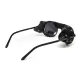 Очки защитные Global Vision Aviator-5 GunMetal (gray), серые в темной оправе со съёмным уплотнителем из синтетитечской 