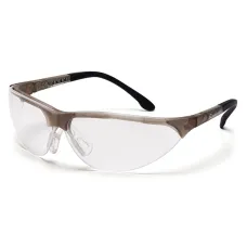 Очки защитные открытые Pyramex Rendezvous Crystal Gray (clear) Anti-Fog, прозрачные в серой полупрозрачной оправе