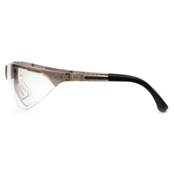 Очки защитные открытые Pyramex Rendezvous Crystal Gray (clear) Anti-Fog, прозрачные в серой полупрозрачной оправе