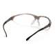 Очки защитные открытые Pyramex Rendezvous Crystal Gray (clear) Anti-Fog, прозрачные в серой полупрозрачной оправе