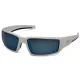 Окуляри захисні Venture Gear Pagosa White (ice blue mirror) Anti-Fog, дзеркальні сині в білій оправі