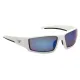 Окуляри захисні Venture Gear Pagosa White (ice blue mirror) Anti-Fog, дзеркальні сині в білій оправі
