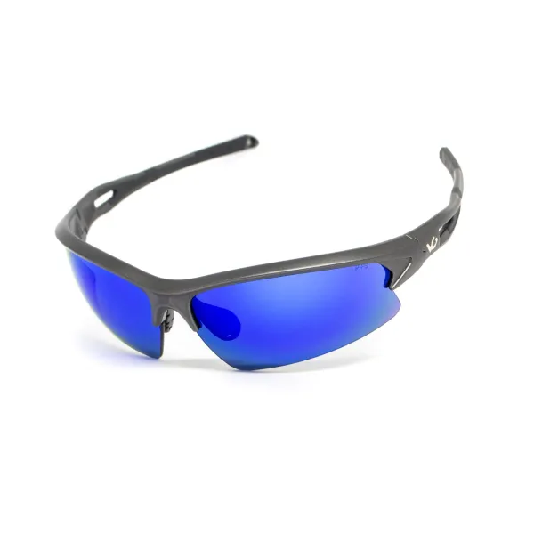 Окуляри захисні Venture Gear MontEagle GunMetal (ice blue mirror) Anti-Fog, дзеркальні сині