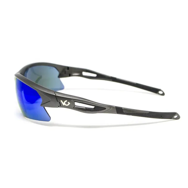 Окуляри захисні Venture Gear MontEagle GunMetal (ice blue mirror) Anti-Fog, дзеркальні сині