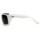 Окуляри захисні Venture Gear Vallejo White (forest gray) Anti-Fog, сіро-зелені в білій оправі