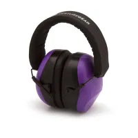 Навушники протишумні захисні Venture Gear VGPM8065C (захист слуху SNR 26 дБ, беруші в комплеті), фіолетові