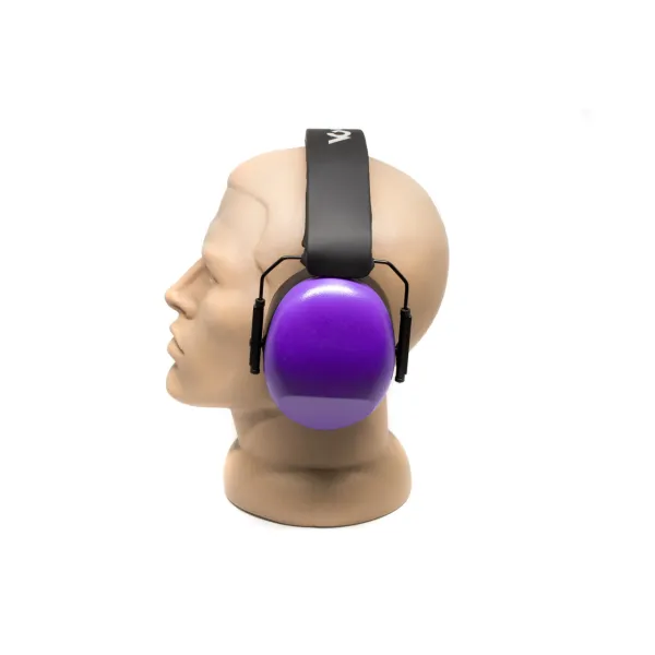 Навушники протишумні захисні Venture Gear VGPM8065C (захист слуху SNR 26 дБ, беруші в комплеті), фіолетові