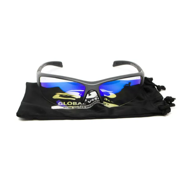 Окуляри фотохромні (захисні) Global Vision Hercules-7 Photochromic Anti-Fog (G-Tech™ blue), фотохромні дзеркальні сині