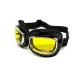 Окуляри захисні з ущільнювачем Global Vision Retro Joe (yellow) жовті