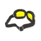 Окуляри захисні з ущільнювачем Global Vision Retro Joe (yellow) жовті