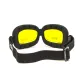 Окуляри захисні з ущільнювачем Global Vision Retro Joe (yellow) жовті