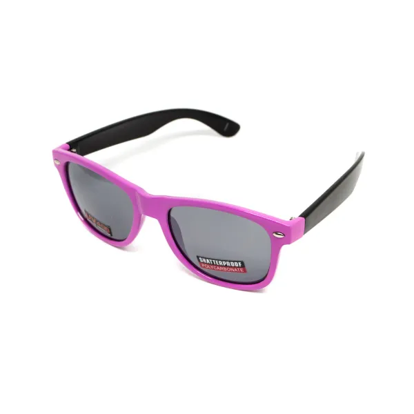 Очки защитные открытые Swag Hipster-B Pink (Flash mirror) зеркальные серые