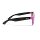Очки защитные открытые Swag Hipster-B Pink (Flash mirror) зеркальные серые