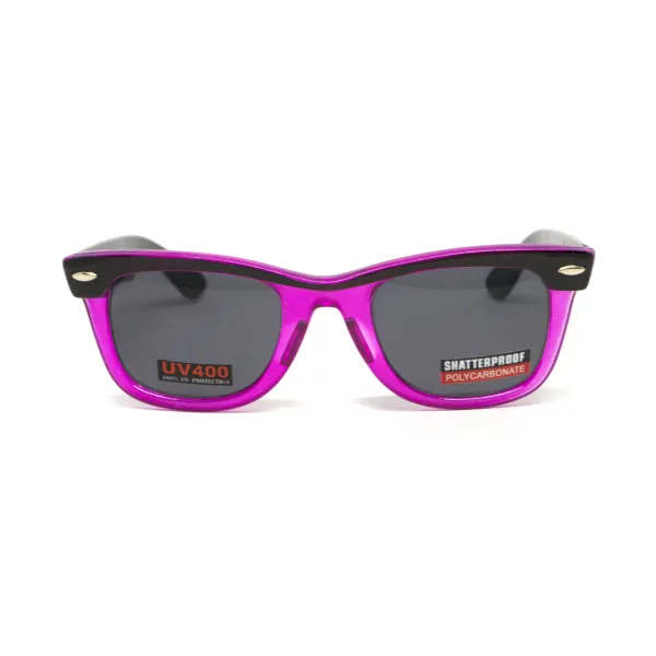 Очки защитные открытые Swag Hipster-4 Pink (gray) серые