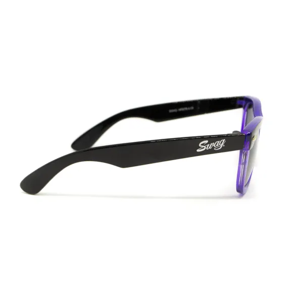 Очки защитные открытые Swag Hipster-4 Purple (gray) серые