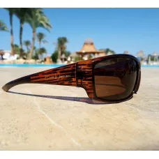 Очки поляризационные защитные 2в1 BluWater Babe Winkelman Polarized (brown) коричневые