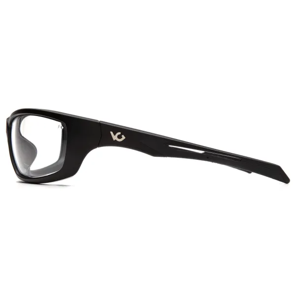 Окуляри захисні Venture Gear Tactical Howitzer Black (clear) Anti-Fog, прозорі в чорній оправі