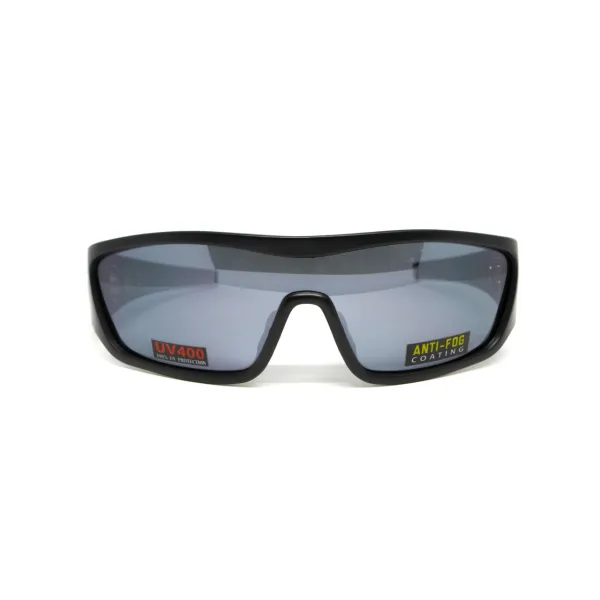 Окуляри захисні Global Vision Rivet (silver mirror) Anti-Fog, дзеркальні сірі
