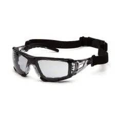 Окуляри захисні з ущільнювачем Pyramex Fyxate (light gray) H2MAX Anti-Fog, світло-сірі напівтемні
