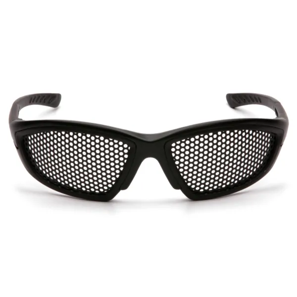Захисні окуляри Pyramex Trifecta Perfo (black), сітчасті окуляри (перфоровані)