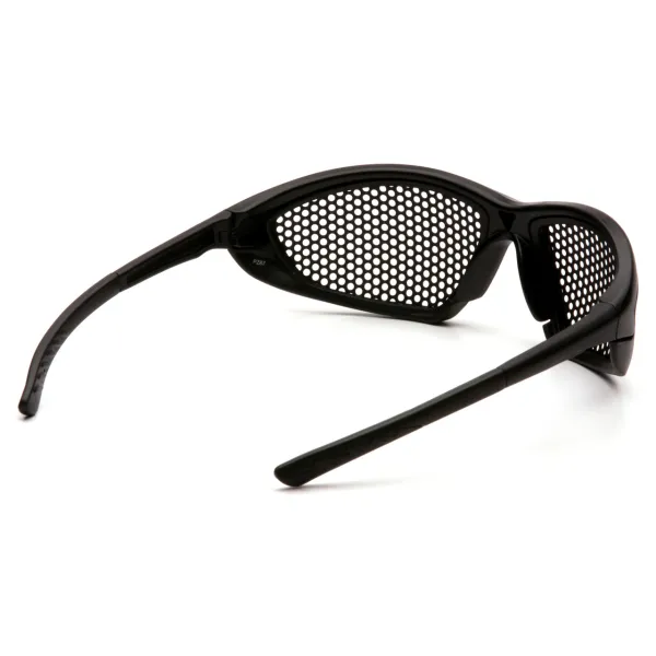 Захисні окуляри Pyramex Trifecta Perfo (black), сітчасті окуляри (перфоровані)