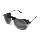 Окуляри захисні Global Vision Aviator-3 (gray), сірі зі з'ємним ущільнювачем із синтетичної 