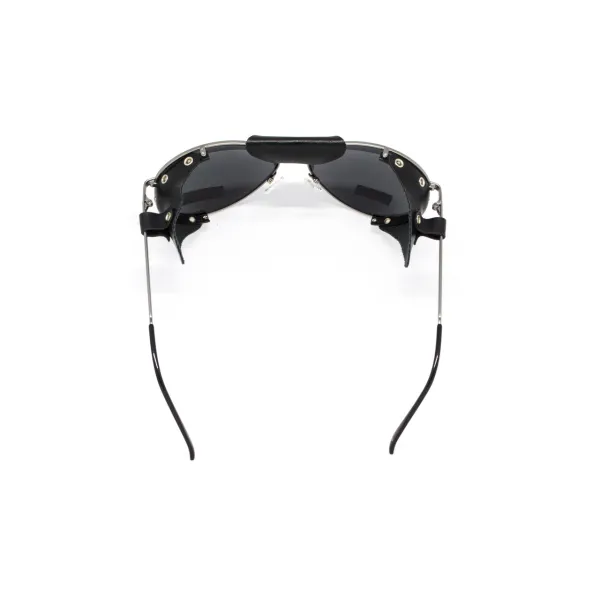 Окуляри захисні Global Vision Aviator-3 (gray), сірі зі з'ємним ущільнювачем із синтетичної 