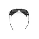 Окуляри захисні Global Vision Aviator-3 (gray), сірі зі з'ємним ущільнювачем із синтетичної 
