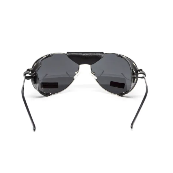 Окуляри захисні Global Vision Aviator-3 (gray), сірі зі з'ємним ущільнювачем із синтетичної 