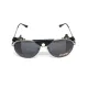 Окуляри захисні Global Vision Aviator-3 (gray), сірі зі з'ємним ущільнювачем із синтетичної 