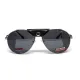 Окуляри захисні Global Vision Aviator-3 (gray), сірі зі з'ємним ущільнювачем із синтетичної 