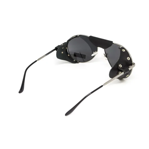Окуляри захисні Global Vision Aviator-3 (gray), сірі зі з'ємним ущільнювачем із синтетичної 