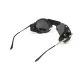 Окуляри захисні Global Vision Aviator-3 (gray), сірі зі з'ємним ущільнювачем із синтетичної 