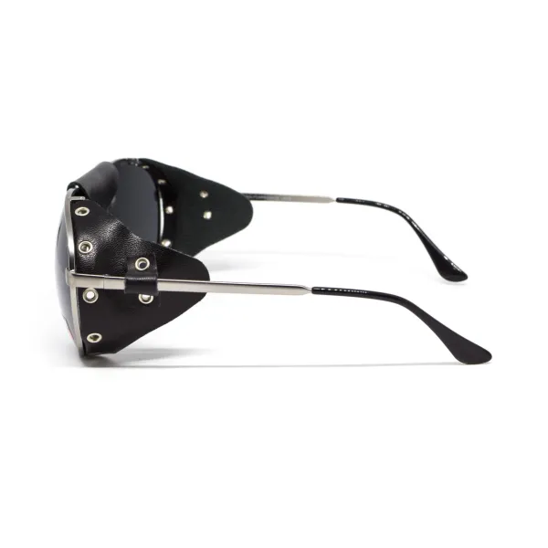 Окуляри захисні Global Vision Aviator-3 (gray), сірі зі з'ємним ущільнювачем із синтетичної 