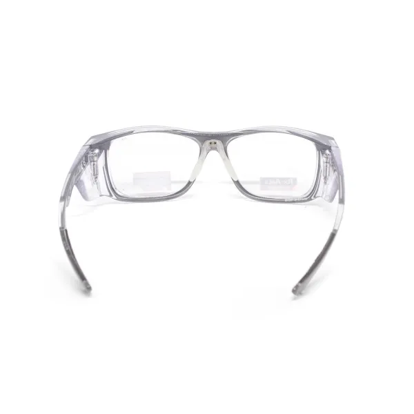 Окуляри під діоптрії Global Vision RX-T Сrystal Gray (rx-able) (clear), прозорий в двокольоровій оправі
