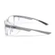 Окуляри під діоптрії Global Vision RX-T Сrystal Gray (rx-able) (clear), прозорий в двокольоровій оправі