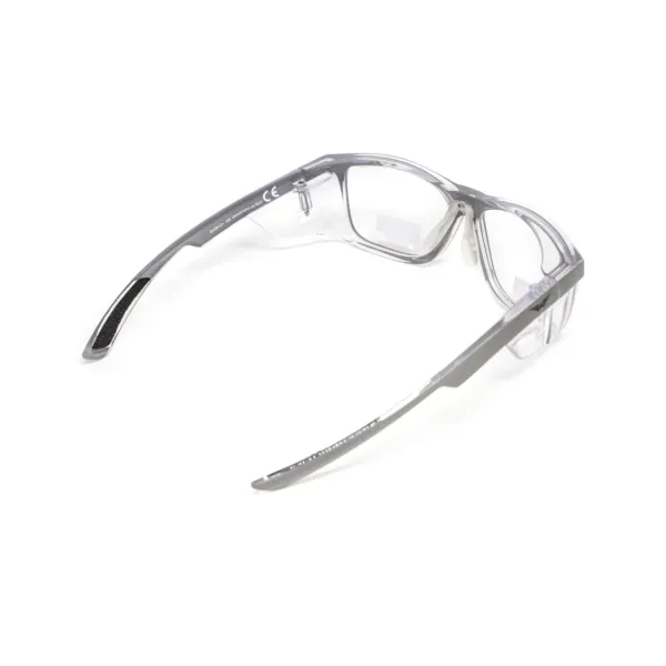 Окуляри під діоптрії Global Vision RX-T Сrystal Gray (rx-able) (clear), прозорий в двокольоровій оправі