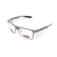 Окуляри під діоптрії Global Vision RX-T Сrystal Gray (rx-able) (clear), прозорий в двокольоровій оправі