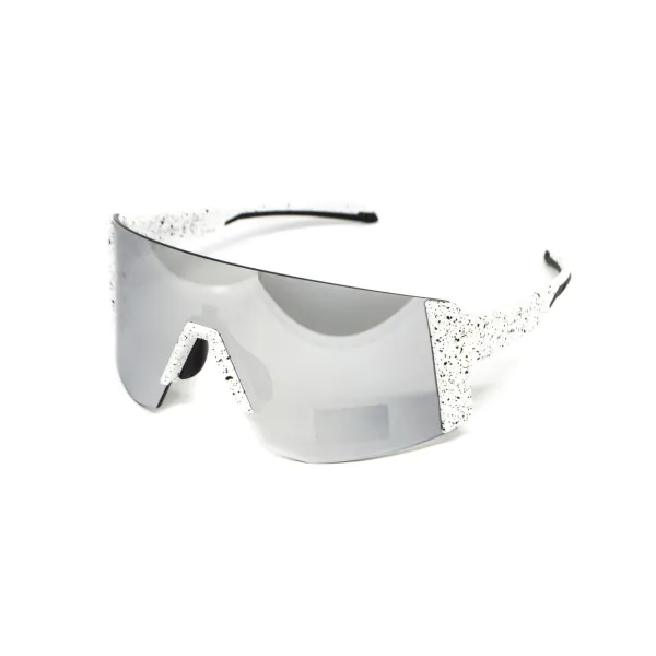 Окуляри захисні Global Vision Astro+RX White (G-Tech™ silver), дзеркальні сірі в білій оправі з діоптрійною вставкою в комплекті