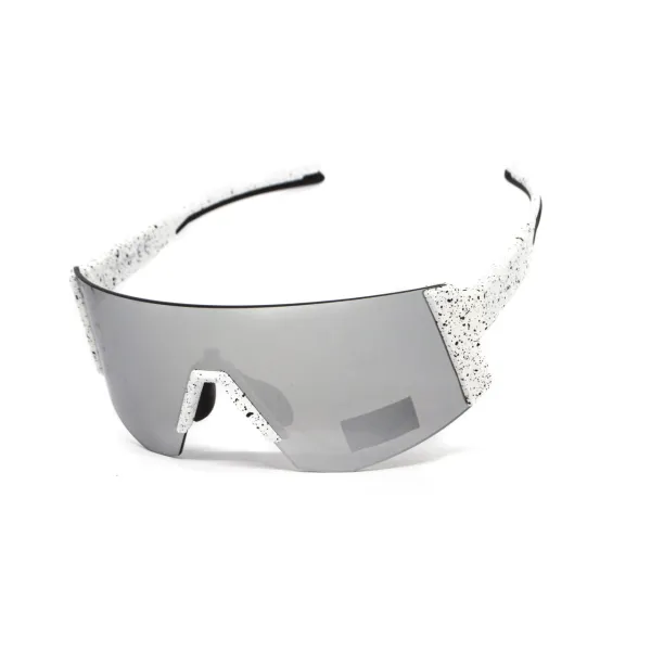 Окуляри захисні Global Vision Astro+RX White (G-Tech™ silver), дзеркальні сірі в білій оправі з діоптрійною вставкою в комплекті