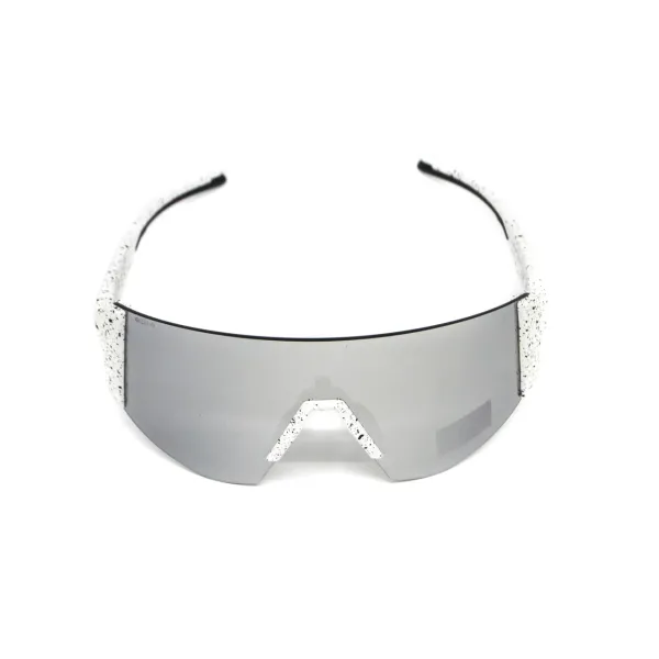 Окуляри захисні Global Vision Astro+RX White (G-Tech™ silver), дзеркальні сірі в білій оправі з діоптрійною вставкою в комплекті