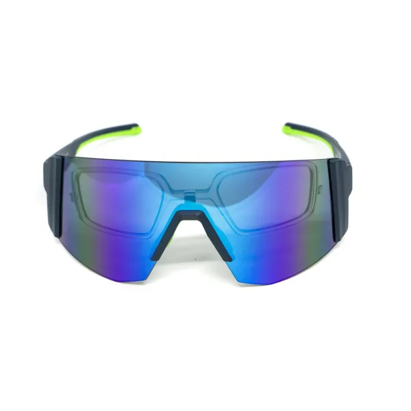 Очки защитные открытые Global Vision Astro Blue (G-Tech™ blue), зеркальные синие в синій оправі (с возможностью установки